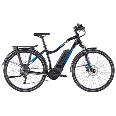 Bicicletta da Viaggio Elettrica HAIBIKE SDURO TREKKING 3.0 TRAPEZ Donna Nero 2020 0